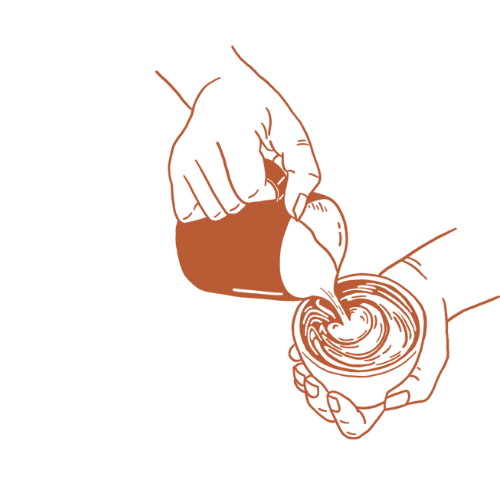 Coffee Pouring Illustration
